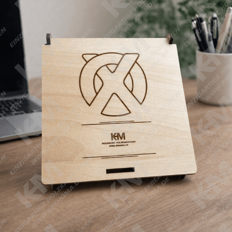 Holz Tic‑Tac‑Toe Familienspiel aus Lindensperrholz – Klassisches Drei‑Gewinnt, perfektes Geschenk