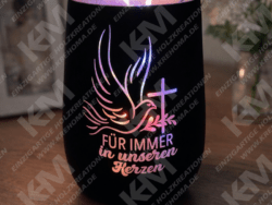 Stimmungsvolles Windlicht aus Schwarzem Glas für besondere Momente