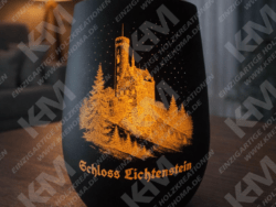 Stimmungsvolles Windlicht aus Schwarzem Glas für besondere Momente