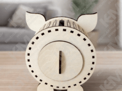 Personalisierte Holz-Spardose Schweinchen mit Namen – süßes Sparschwein Geschenk