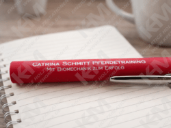 Personalisierter Gummierter Stylus Kugelschreiber mit Gravur