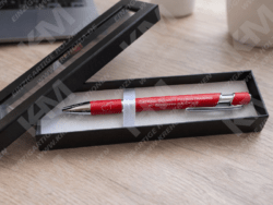 Personalisierter Gummierter Stylus Kugelschreiber mit Gravur