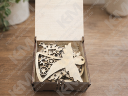 Christbaumschmuck aus Sperrholz – Holz‑Anhänger für Weihnachtsbaum & Deko