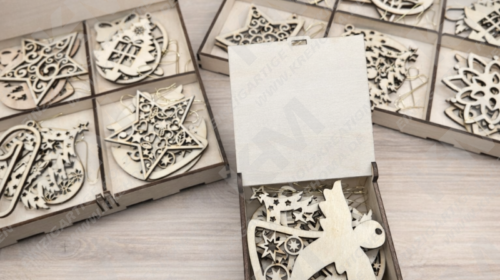 Christbaumschmuck aus Sperrholz – Holz‑Anhänger für Weihnachtsbaum & Deko