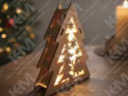 Weihnachtsbaum-Dekoleuchte mit USB-LED-Lichterkette – festliche Stimmung für Ihr Zuhause