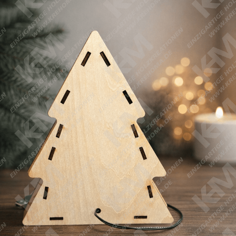 Weihnachtsbaum-Dekoleuchte mit USB-LED-Lichterkette – festliche Stimmung für Ihr Zuhause