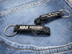 Robuster Flaschenöffner aus Aluminium mit Wunsch‑Gravur – Schlüsselanhänger