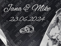 Personalisierte 3D Herzglas-Gravur mit LED – Dein Foto & Wunschtext – perfektes Geschenk zur Hochzeit & besonderen Anlässen